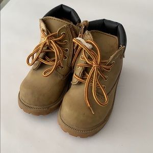 Baby faux timberlands